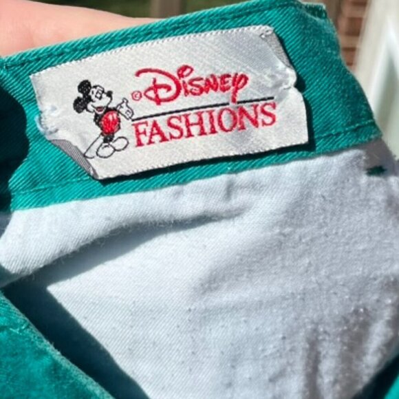 Vintage Disney Fashion Mickey Mouse Green Shorts Men's 36 - Picture 5 of 6